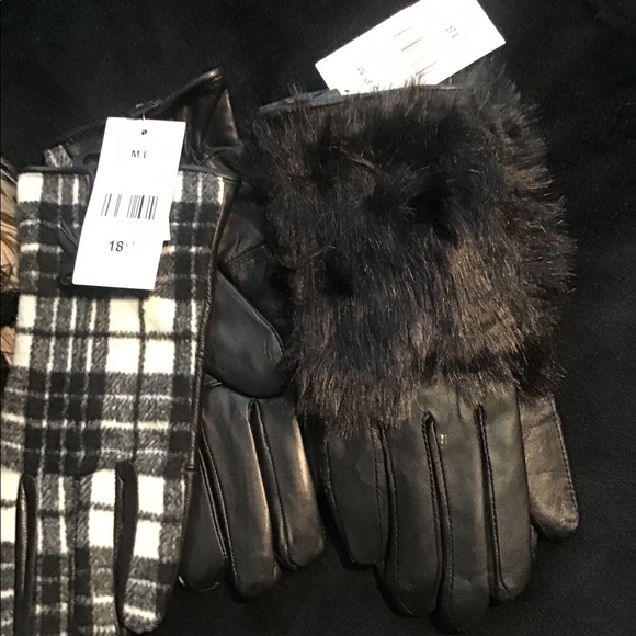 Brand new never worn black and white gloves - Picture 13 of 16